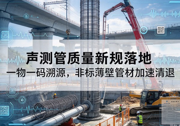 滨州声测管质量新规落地，一物一码溯源，非标薄壁管材加速清退