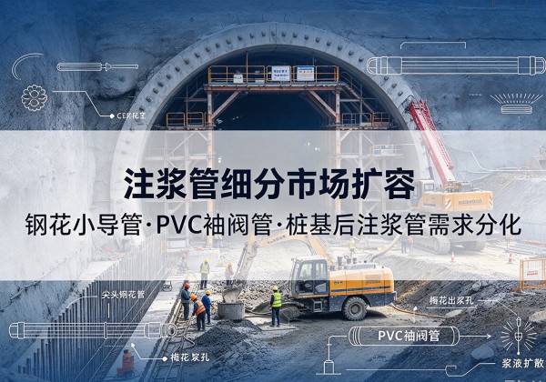 滨州注浆管细分市场扩容，隧道钢花小导管、PVC 袖阀管、桩基后注浆管需求分化