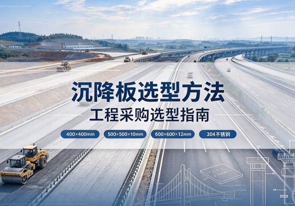 滨州沉降板选择方法